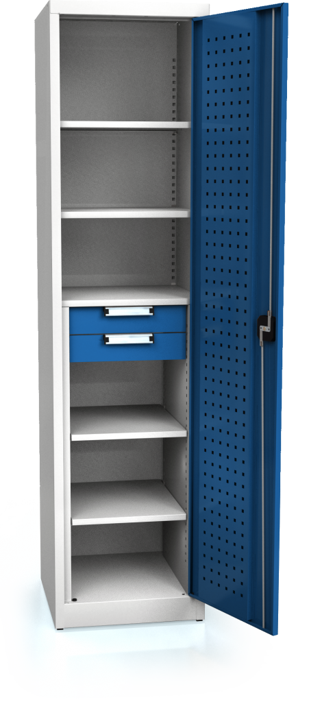 System cupboard UNI 1950 x 490 x 500 - shelves-drawers